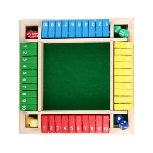 Juego de Mesa de Dados Shut The Box: 2 a 4 Jugadores (Multicolor) - Imagen 1 de 14