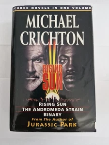 Rising Sun The Andromeda Strain Binary 3 Books In 1 By Michael Crichton - Picture 1 of 8