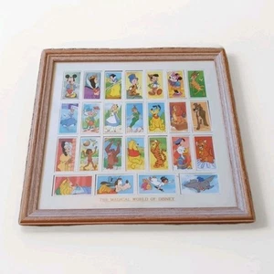 The Magical World of Disney - Brooke Bond Picture Cards - Full Set Framed - Picture 1 of 12