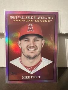 2025 Topps Update MVP Pink Foil MIKE TROUT Angels MV-9 SP - Picture 1 of 1