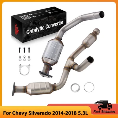 Catalytic Converter For Chevrolet Silverado 1500 GMC Sierra 1500 Yukon 2014-2018 Foto 1 de 4