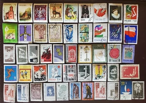 48 Polen Briefmarken - Lot#65w - Bild 1 von 1