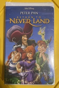 Peter Pan in Return to Never Land VHS NEW SEALED Walt Disney 73 Min ( SS) ( CC) - Picture 1 of 5