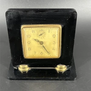 Mechanischer Wecker Vintage 40er Jahre New Haven Art Deco Bakelit - Bild 1 von 14