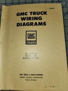 1969 GMC Truck Wiring Diagrams Manual - Picture 1 of 1