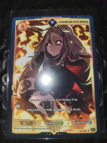 Vcard TCG Awakened Worlds Gamersupps 9 Dya Rikku | eBay
