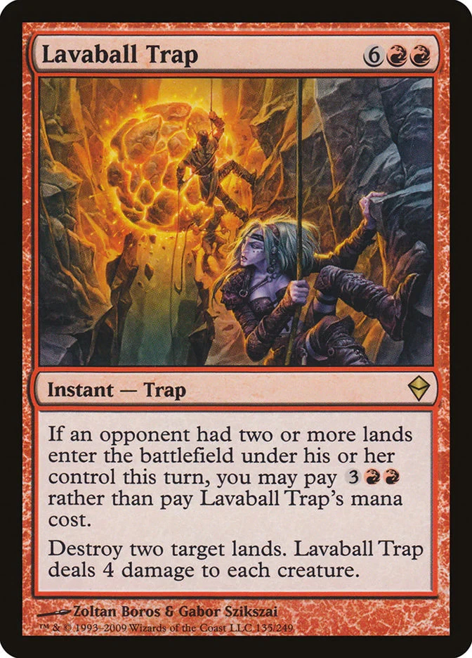 Lavaball Trap [Zendikar] Lightly Played - Image 1 of 1