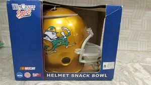 New Wincraft Party Notre Dame Football Helmet Fighting Irish  Snack Chip  Bowl - Picture 1 of 6