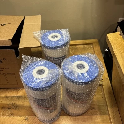 5 Micron 10" x 4.5" Sediment and Carbon Water Filter Fit PP10BB-CC - Image 1 of 4