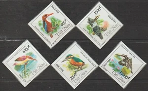 1996 Vietnam Stamps Birds - Kingfishers Scott # 2674-2678 MNH - Picture 1 of 1