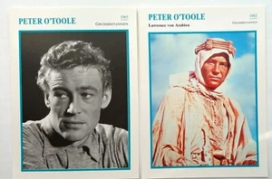 S58 2x Starfilmkarten - PETER O'TOOLE - Bild 1 von 2