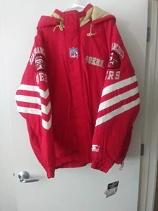 NWT Vintage 49ers 1990's XXL Starter Parka - Picture 1 of 5