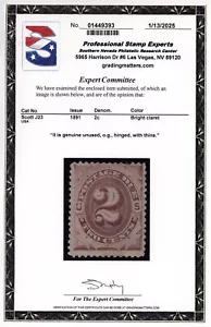 US #J23 | Unused OG | PSE Cert - Picture 1 of 3