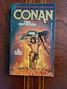 CONAN THE DEFENDER ROBERT JORDAN TRADE PAPERBACK 1ST PRINTING 1982 TOR PBO - Picture 1 of 5
