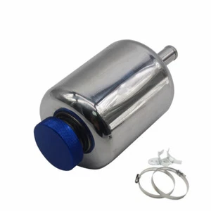 New Aluminum Fuel Cell Racing Power Steering Tank Reservoir Tank Breather Tank - Picture 1 of 8