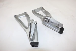 1998 - 2003 BMW K1200RS OEM Rear Passenger Foot Pegs Foot rest Brackets Pair - Picture 1 of 13
