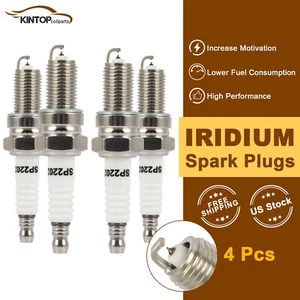 4x Iridium & Platinum Spark Plugs For 2005-2013 Triumph Bonneville - Picture 1 of 11