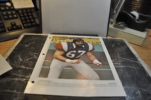 Montreal alouettes 1977 #67 dan yochum Dimanche Derniere Heure Newspaper Insert - Bild 1 von 6