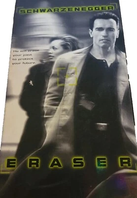 "Eraser'" Movie Vhs Action Arnold Schwarzenegger video untested - Image 1 of 4