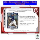 Jose Ramirez Cleveland Guardians 2024 Bowman 1/2 Case Hobby Box Player Break #7