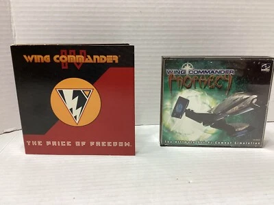 x2 Wing Commander PC Game Lot:  IV The Price of Freedom  & Prophecy Combat VG+ - Image 1 of 4