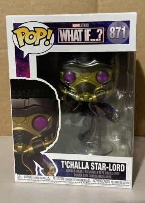 Funko POP! ¿Y si...? T'Challa Star-Lord 871 Foto 1 de 4