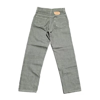 复古 60 年代 Levi 牛仔裤 361 Big-E 牛仔青少年 12 W 26 (24x25) 罕见 Sanforized 美国 — 第 1/4 张图片