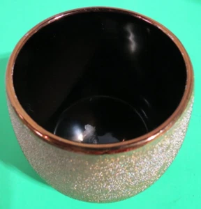 Vintage Designpac Planter Pot Textured Gold Gilded 4" Tall - #2 - Bild 1 von 6