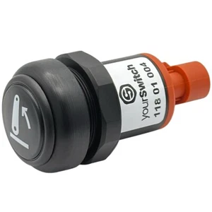 118 01 004 Pulsador "Levantar elevador" compatible con Massey Ferguson 4284628M2 - Imagen 1 de 3