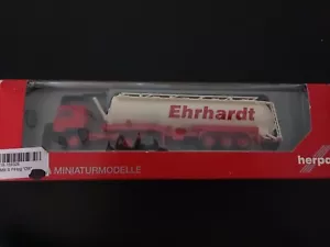 C92 Herpa 1:87 LKW MAN Ehrhardt Silotank Tanksilo Tanksattelzug Tanker - Bild 1 von 4