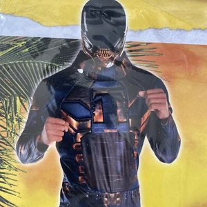 The Suicide Squad Bloodsport Halloween Costume adult size up to size 44 nwt - Picture 1 of 9