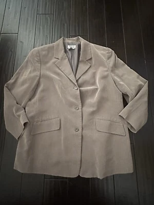 Style & Co. Collection Jacket Womens  SZ 18W Vintage Brown - Image 1 of 4
