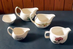 5 Midwinter Stylecraft Ming Tree Staffordshire Burslem 1960s Pottery Jugs Pot - Picture 1 of 7