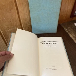 Vintage Alice's Adventures Under Ground 1964 Manuscript Facsimile Lewis Carroll  - Picture 1 of 11
