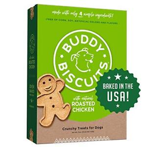 Buddy Biscuits 16 oz Box of Whole Grain Crunchy Dog Treats Made with Natural ...