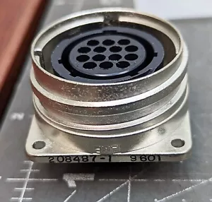 Amp  208487-1 Circular Connector  14 Position – New [OF15] - Picture 1 of 6