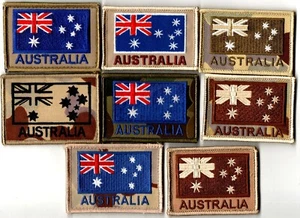 8 different Australian National Flag Uniform Patches . ....2 - Picture 1 of 2