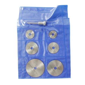 Juego de discos de sierra HSS 7/6 piezas mini cuchillas de corte de ruedas para taladro y kit giratorio Grinderl - Imagen 1 de 5