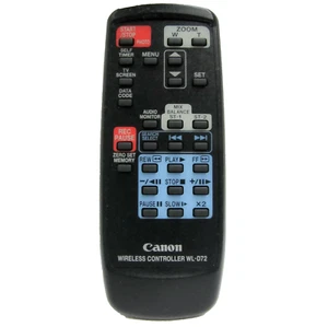 Videocámara digital original usada Canon WL-D72 control remoto - Imagen 1 de 8
