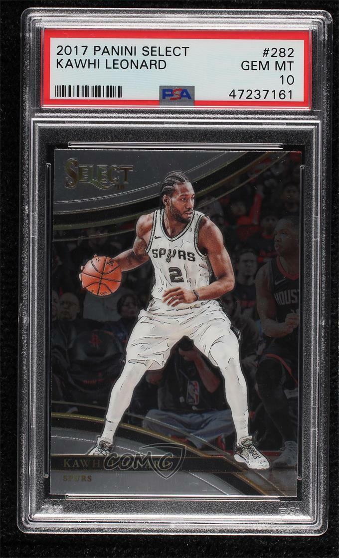 2017-18 Panini Select Courtside Kawhi Leonard #282 PSA 10 GEM MINT