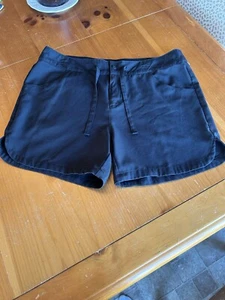 Magellan Outdoors Shorts Women's Black Lightweight Hiking Drawstring SIZE LARGE - Picture 1 of 9