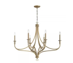 Minka Lavery Covent Park 6-Light Brushed Honey Gold Chandelier 1097-740 * - Picture 1 of 3