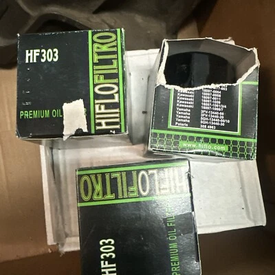 Hiflofiltro Oil Filter HF303 Package Tear Part Good Price Is For 1 Each Have 3 - Image 1 of 3