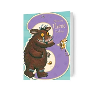 Age 3 Birthday Card The Gruffalo Kids 3rd Birthday Card Official Product - Picture 1 of 9