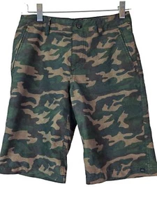Quiksilver Amphibians Camo Boys Swim Trunks Size 26 - Picture 1 of 4