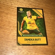 2015 TAP N PLAY TAMEKA YALLOP MATILDAS GOLD INSERT **WORLD CUP** TAMEKA BUTT