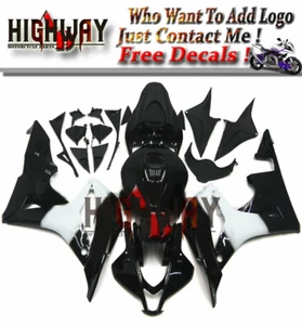 Cowling ABS Fairing Bodywork Fairings Set For HOUDA CBR600RR F5 2007 2008 Black - Picture 1 of 6