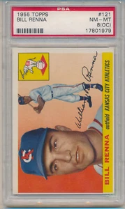 1955 Topps Bill Renna (#121) PSA8(OC) PSA (#02) - Picture 1 of 2
