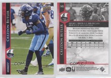 2021 Upper Deck CFL Red /165 Crezdon Butler #145