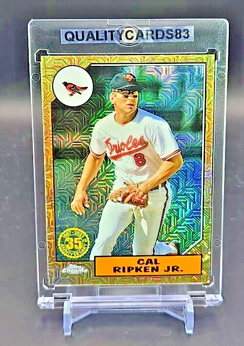 CAL RIPKEN JR BRONZE MOJO REFRACTOR SILVER PACK WITH CASE BALTIMORE ORIOLES - Image 1 of 4